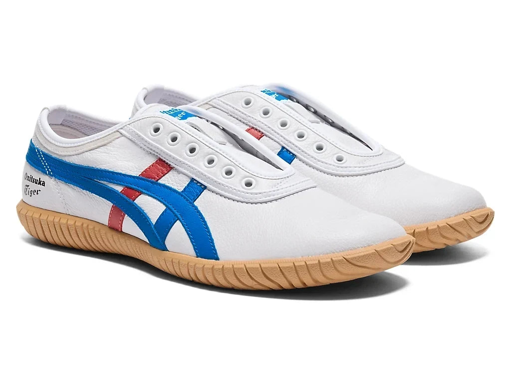 Onitsuka Tiger Tsunahiki Slip-On Sneakers - White Directoire Blue | 1183C529 100