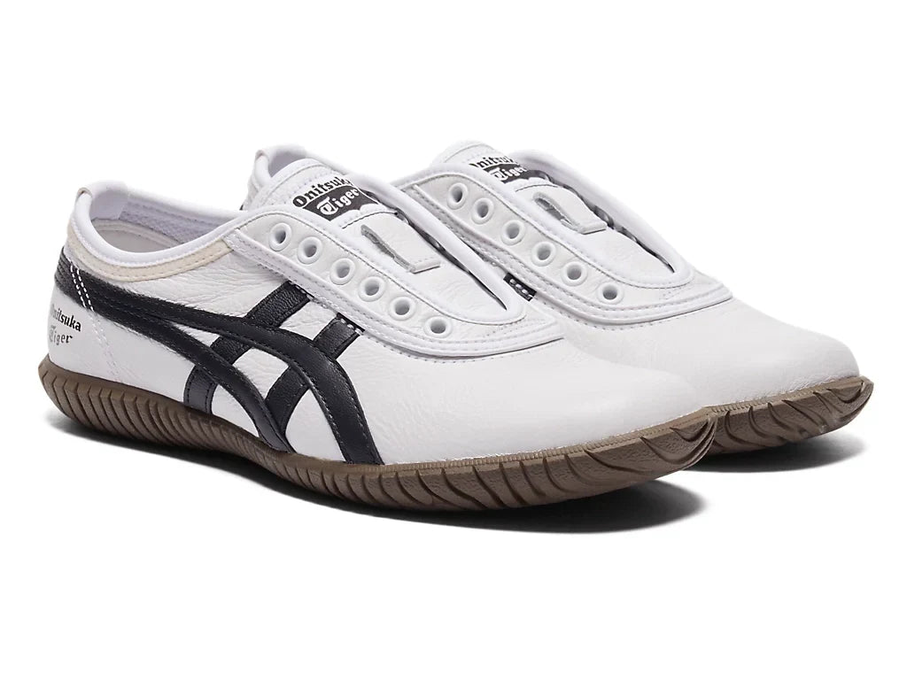 Onitsuka Tiger Tsunahiki Slip-On Sneakers - White Black | 1183C529 101