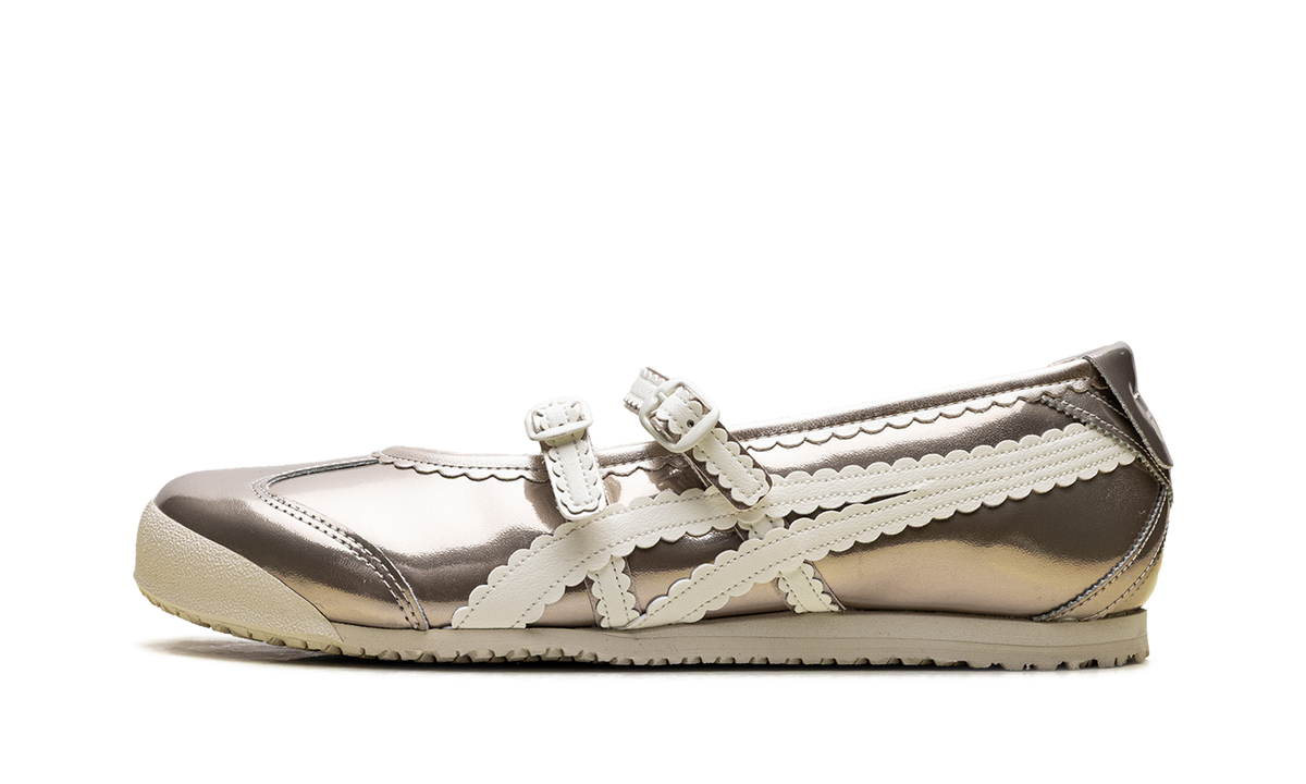 Onitsuka Tiger Mexico 66 TGRS Metallic Pack Women's Ballet Flats - Champagne Cream