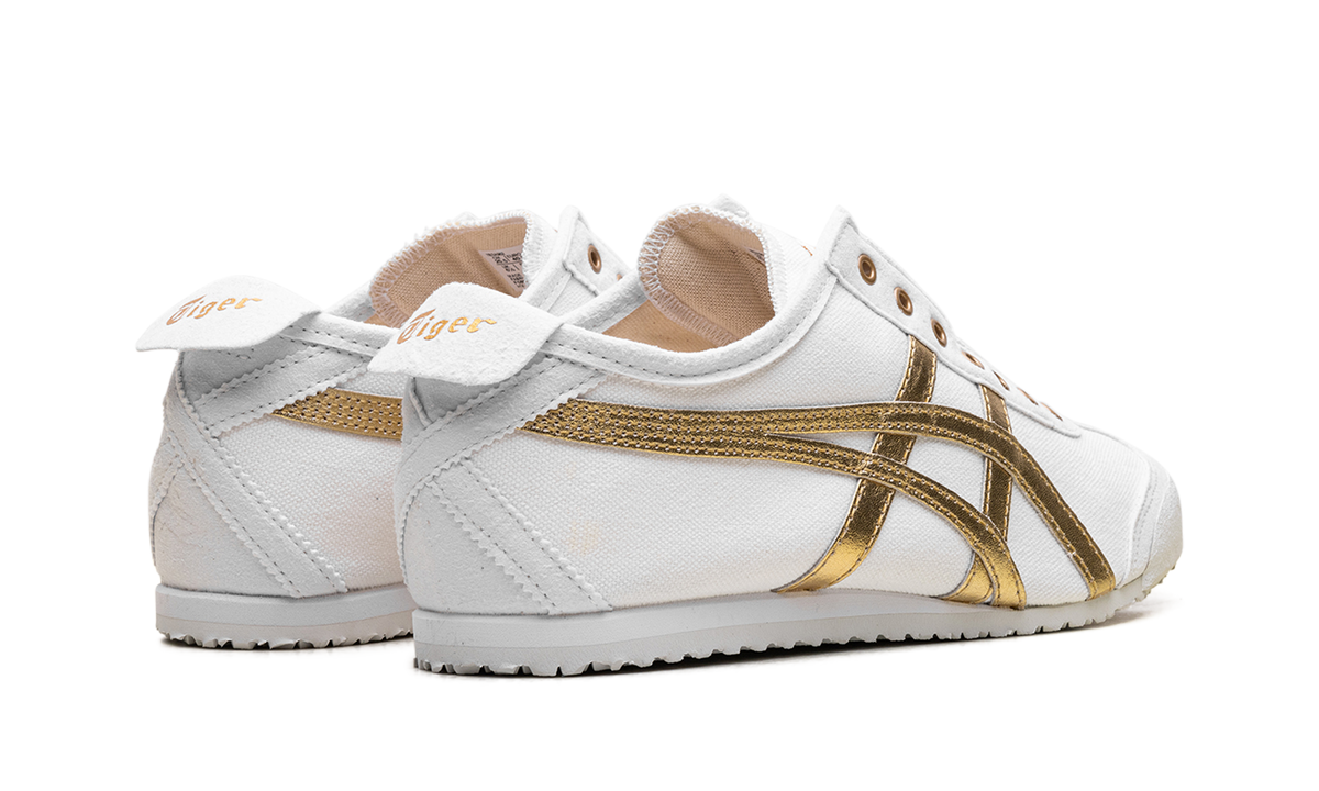 Onitsuka Tiger Mexico 66 Slip-On Sneakers - White Pure Gold