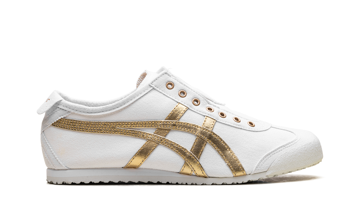 Onitsuka Tiger Mexico 66 Slip-On Sneakers - White Pure Gold