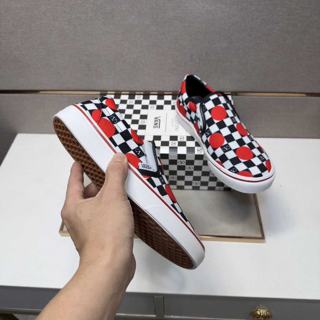 Vans Checkerboard Slip-On Shoes — detail