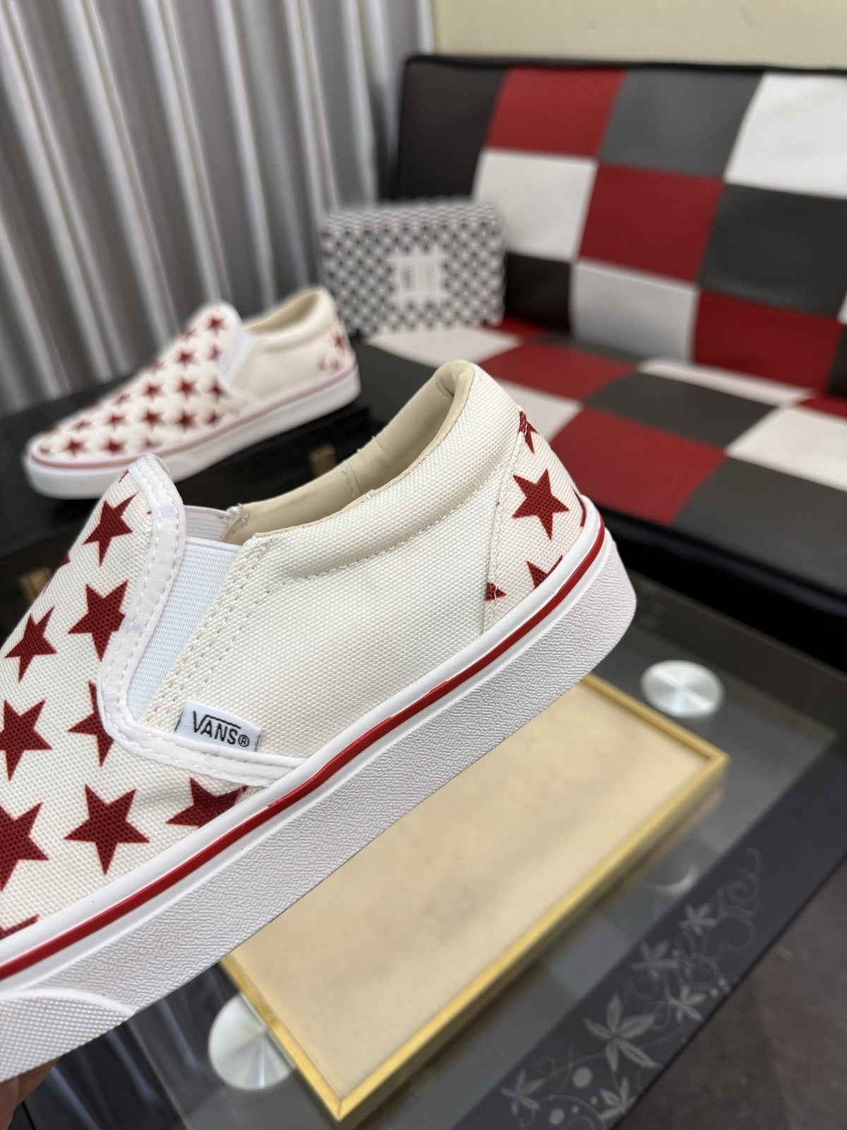 VANS Red Star Slip-On Sneakers — detail