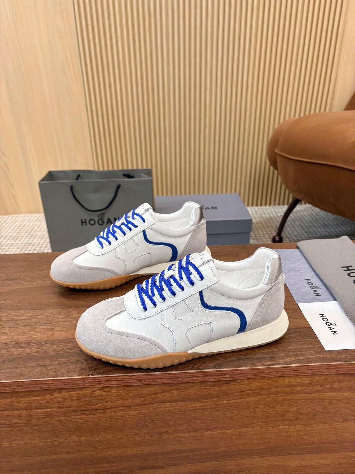 HOGAN Women's Colorblock Low-Top Sneakers — front