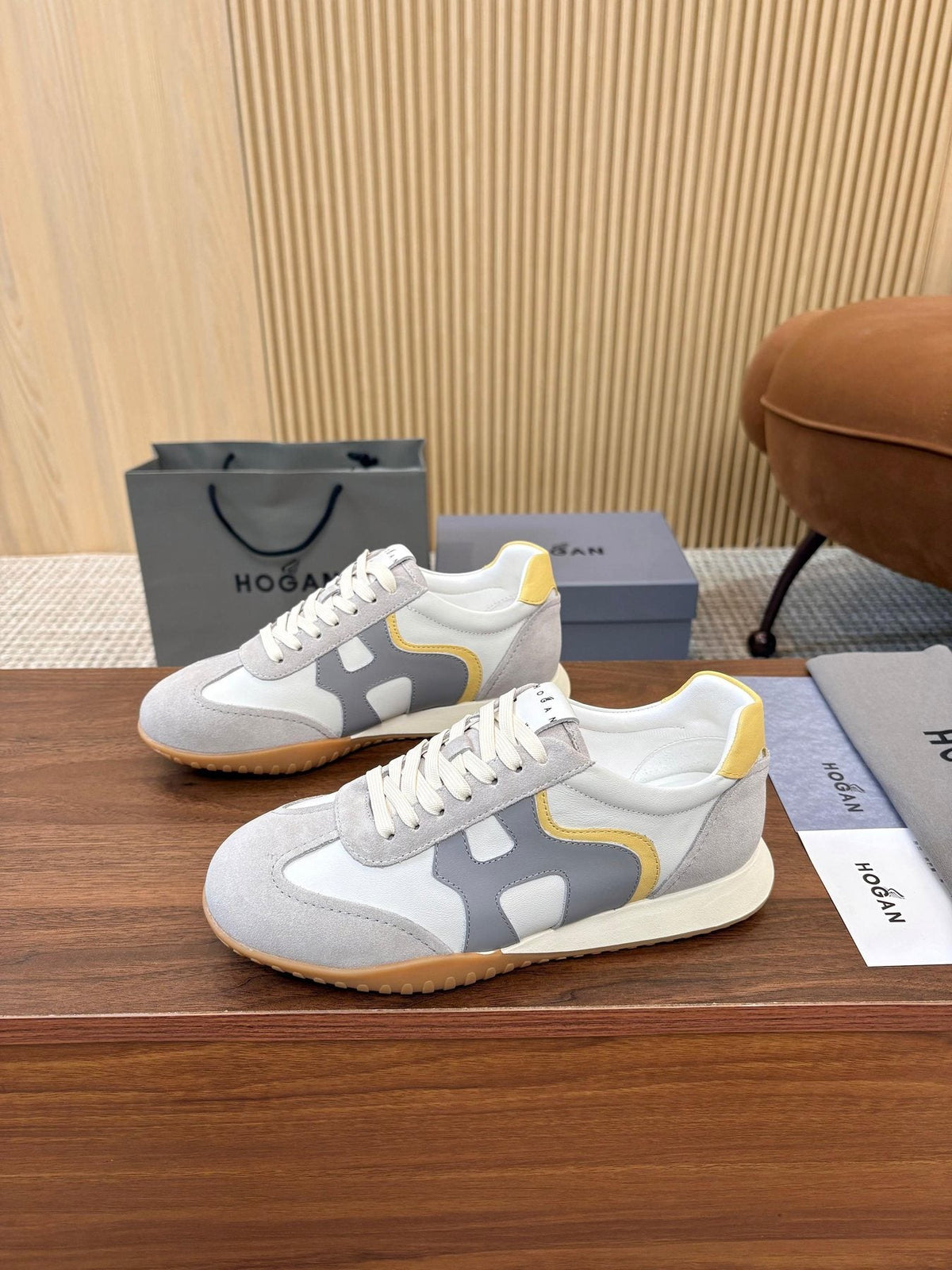 HOGAN Women's Colorblock Low-Top Sneakers — front