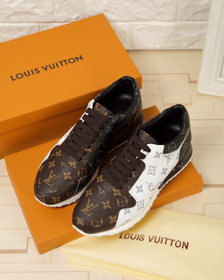 Louis Vuitton Monogram Lace-Up Sneakers — front