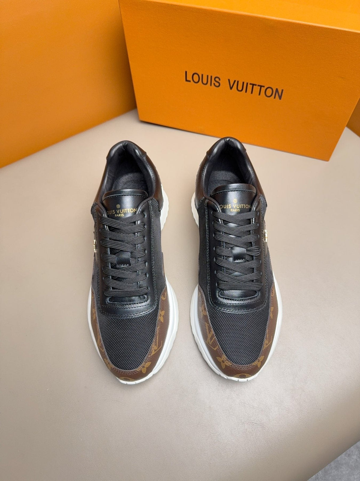 Louis Vuitton Patterned Low-Top Sneakers — side