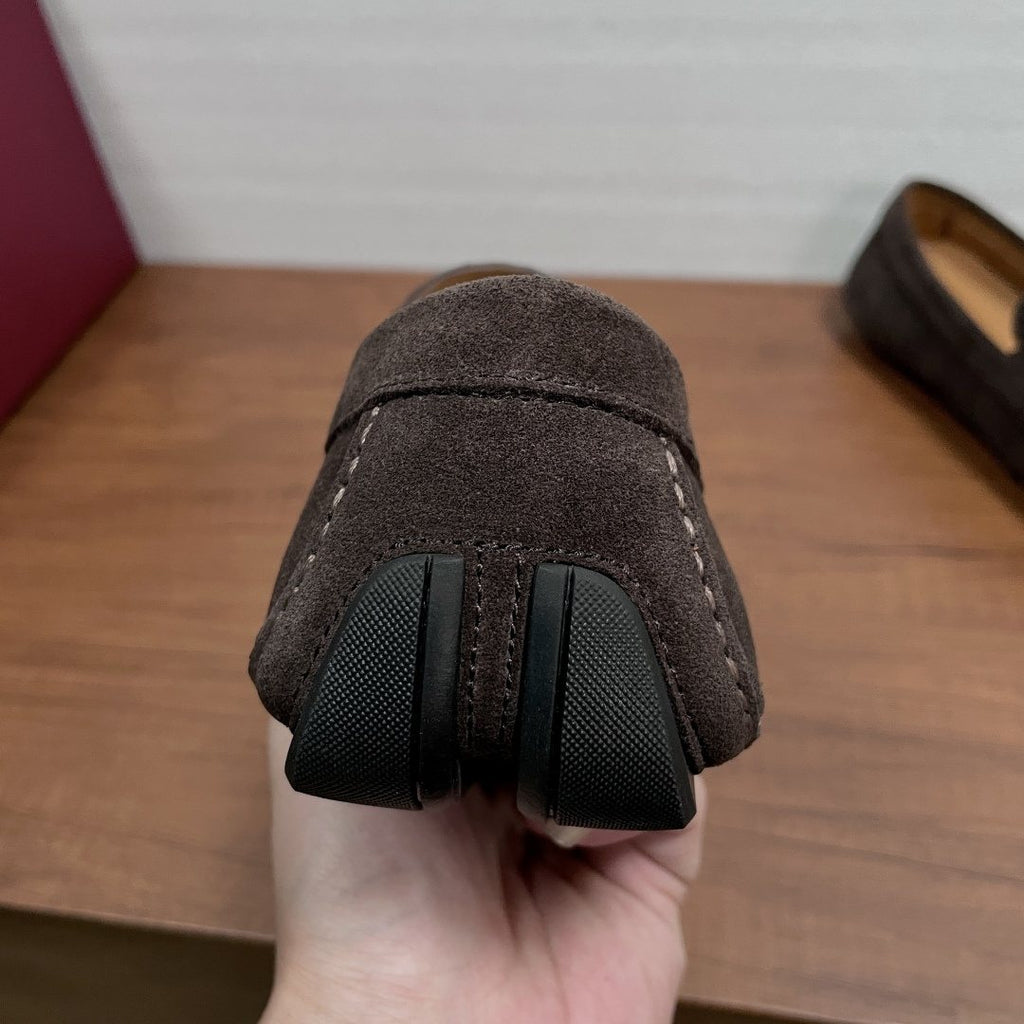 Ferragamo Horsebit Driving Shoes — back