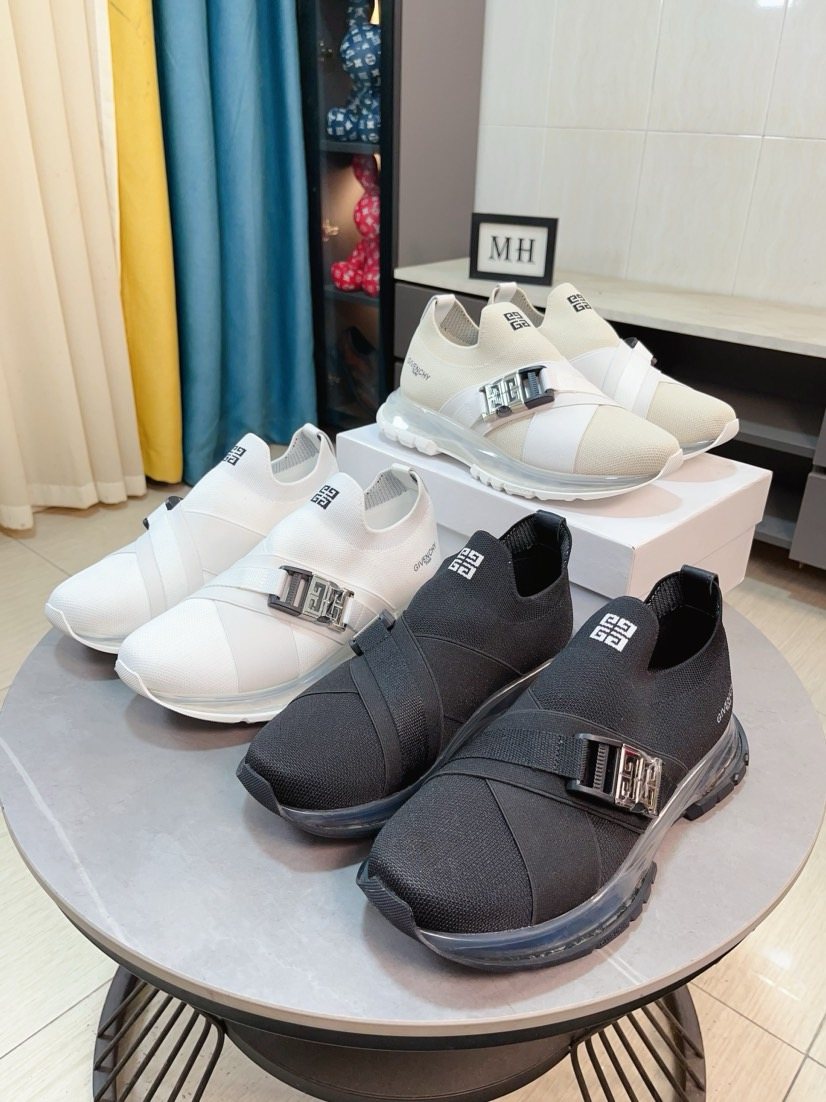 Givenchy Buckle Slip-On Sneakers — front