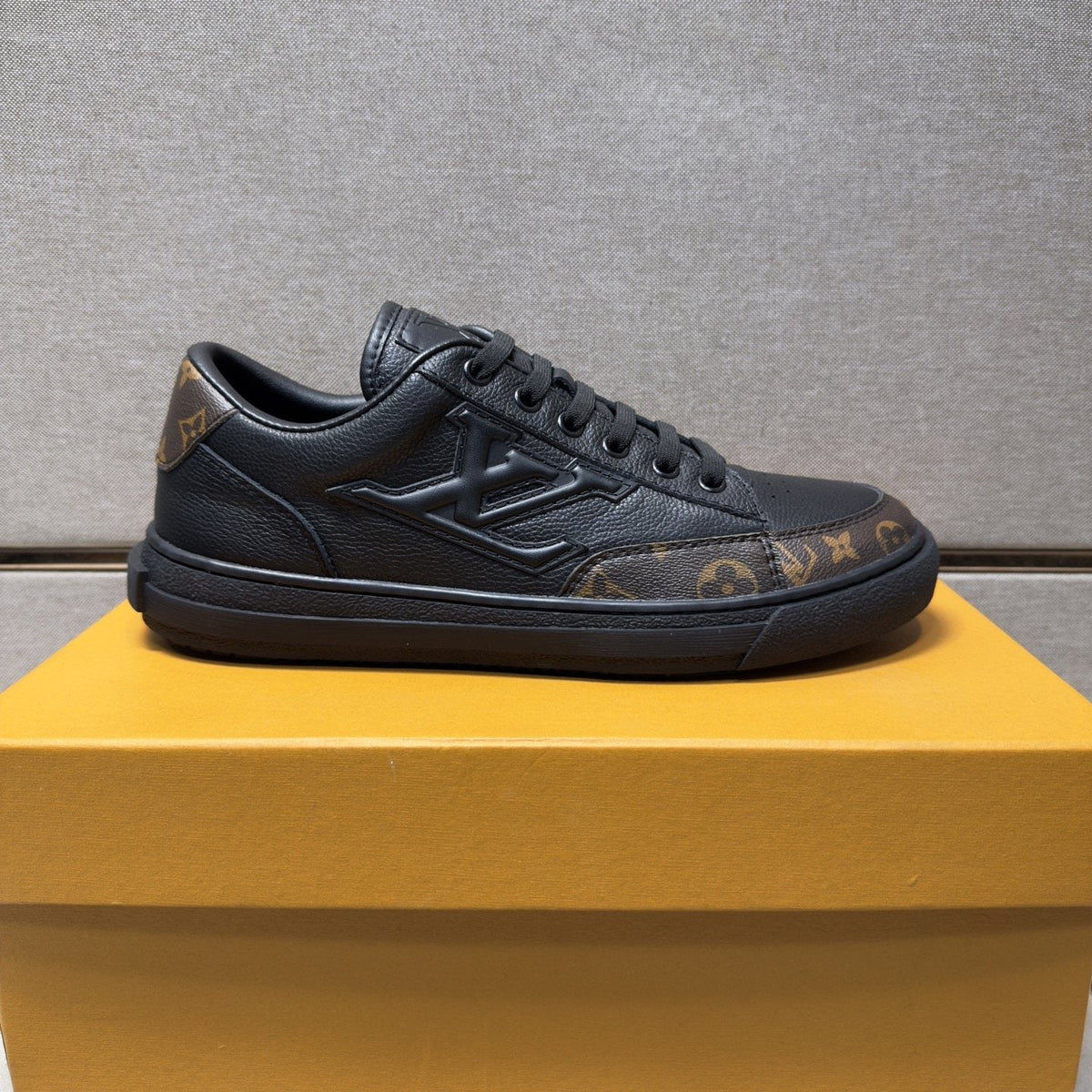 Louis Vuitton Monogram Accent Low-Top Sneakers — hero