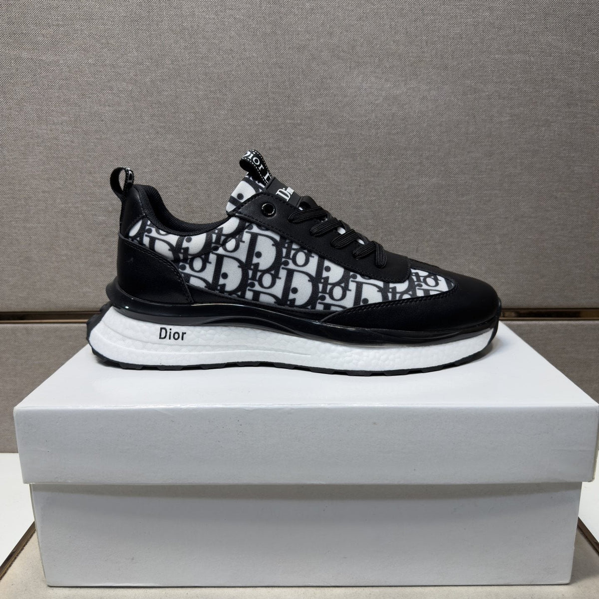 Dior Patterned Panel Sneakers — hero