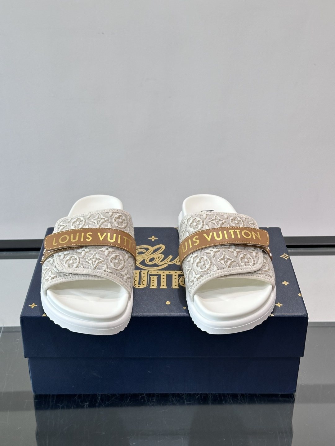 Louis Vuitton Two-Strap Slide Sandals — hero