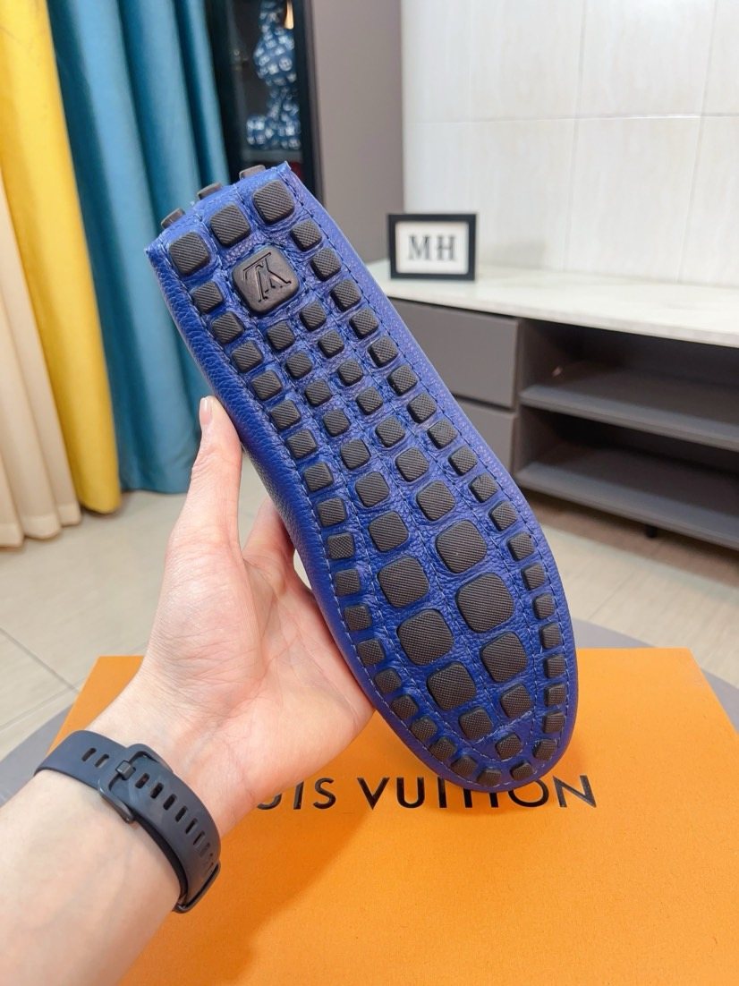 Louis Vuitton Lace-Tie Driving Moccasins — back