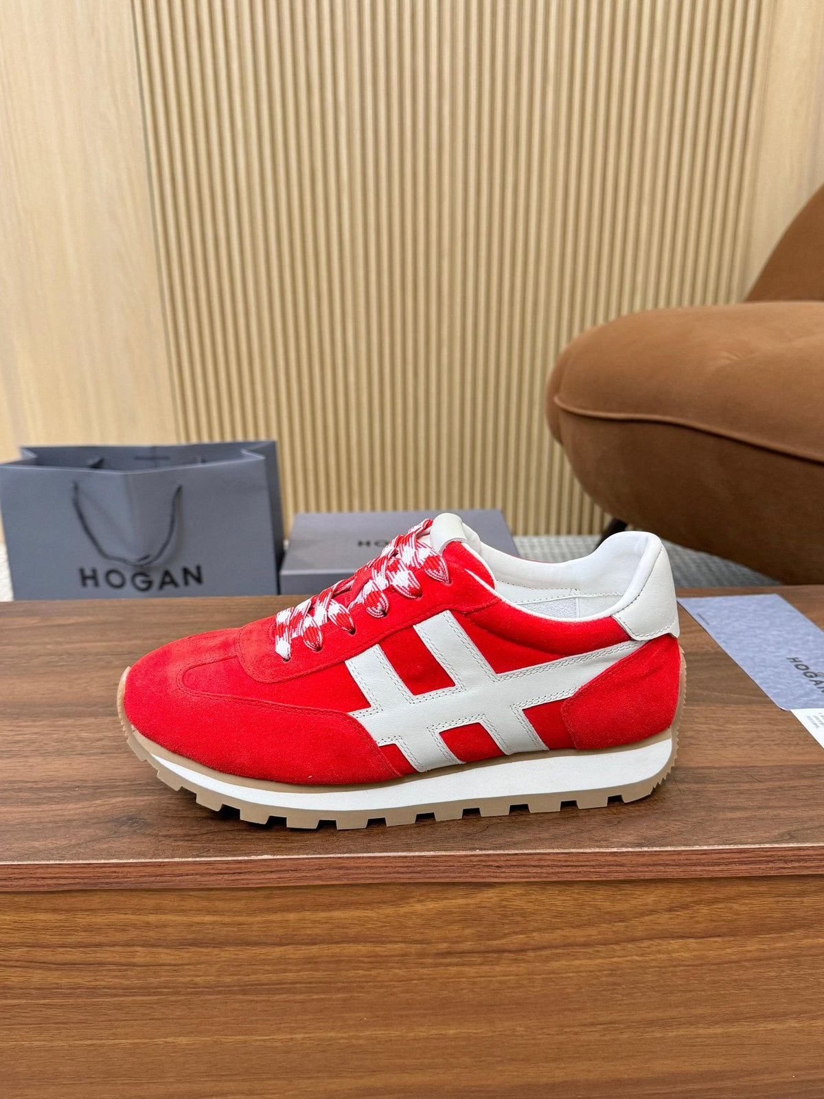 Hogan Leather Low-Top Sneakers — front