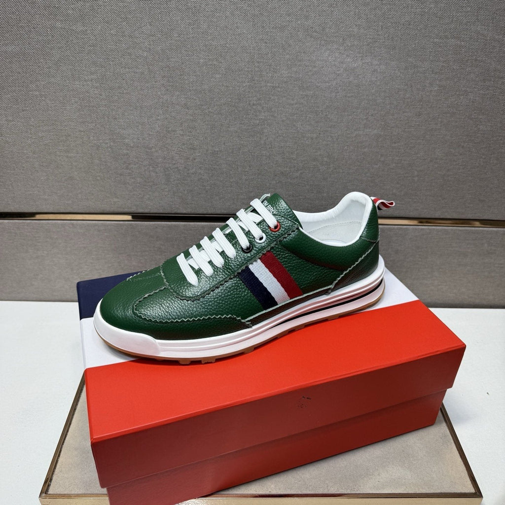 Thom Browne Stripe Low-Top Sneakers — side