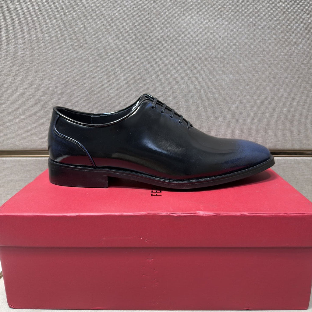 Ferragamo Men's Lace-Up Oxford Shoes — side