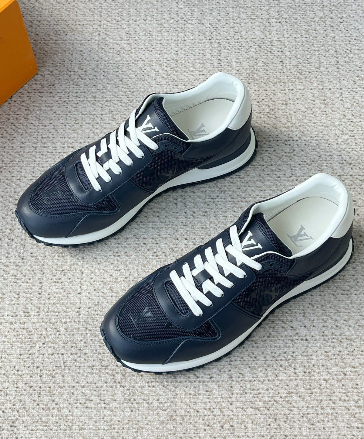 Louis Vuitton Monogram Panel Low-Top Sneakers — front