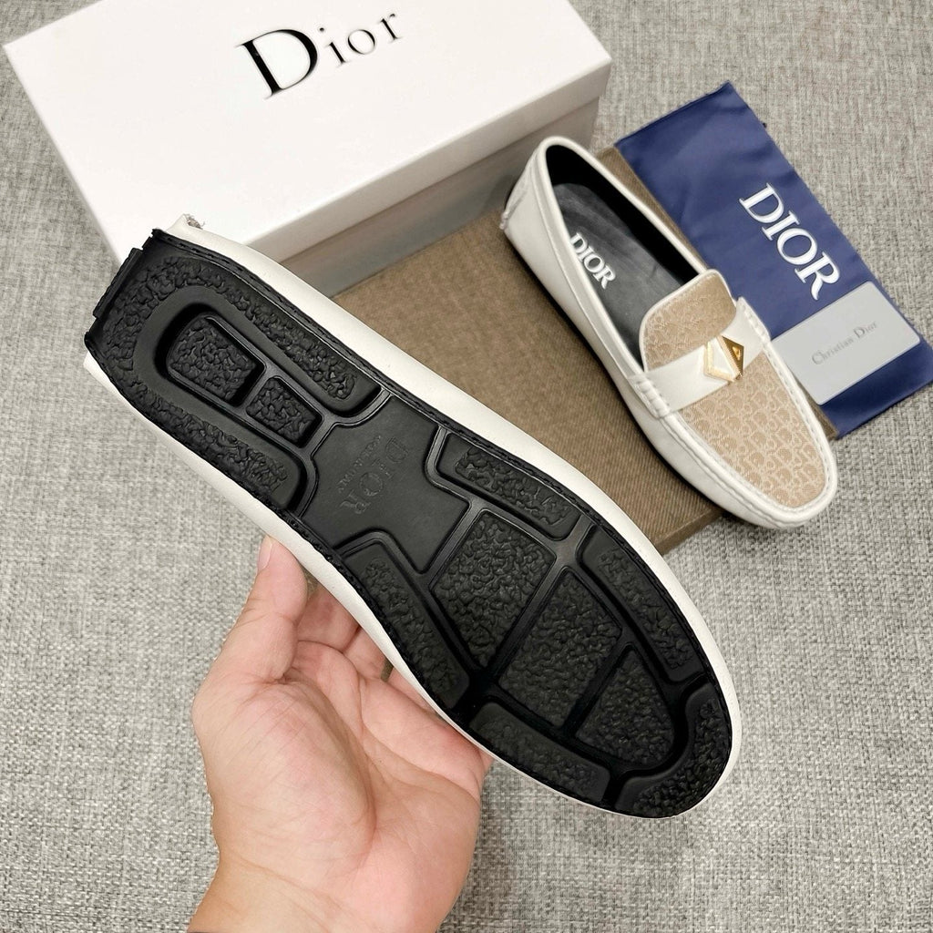 Dior Monogram Hardware Loafers — model