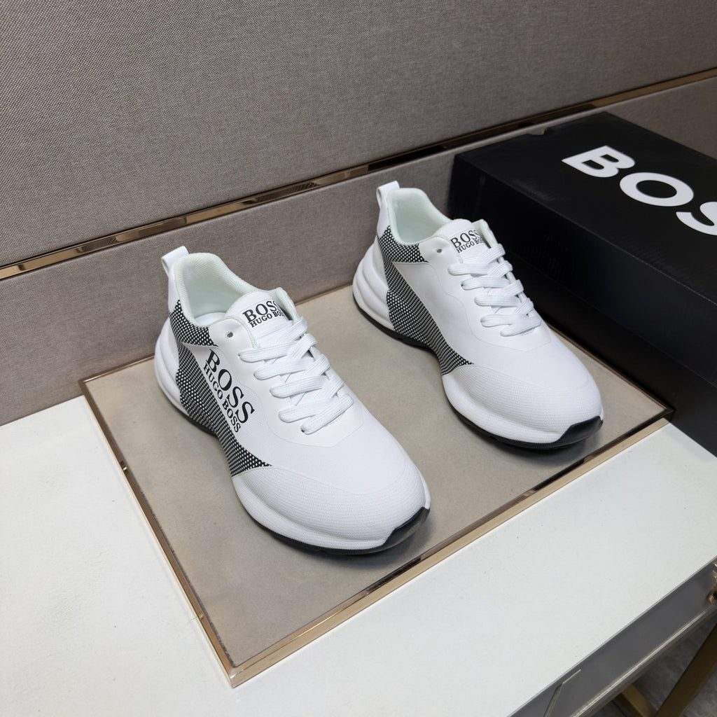 Hugo Boss Mesh-Panel Sneakers — front