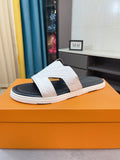 Louis Vuitton Embossed Strap Slide Sandals — hero